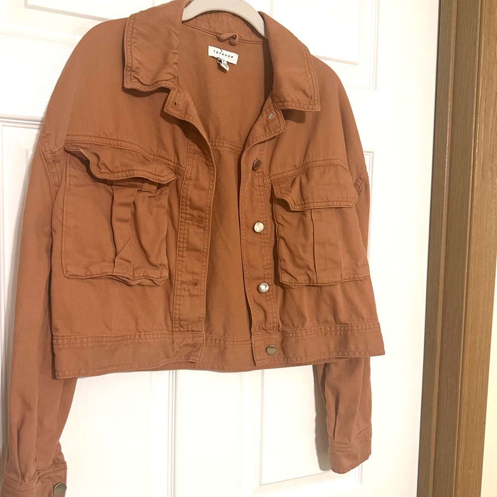 Top Shop Cropped Denim Jacket